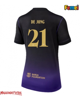 Barcelona Frenkie de Jong #21 Tricou Fotbal Replică 2026-27 Femei Deplasare Barcelona Frenkie de Jong #21 Tricou Fotbal Replică 2026-27 Femei Deplasare